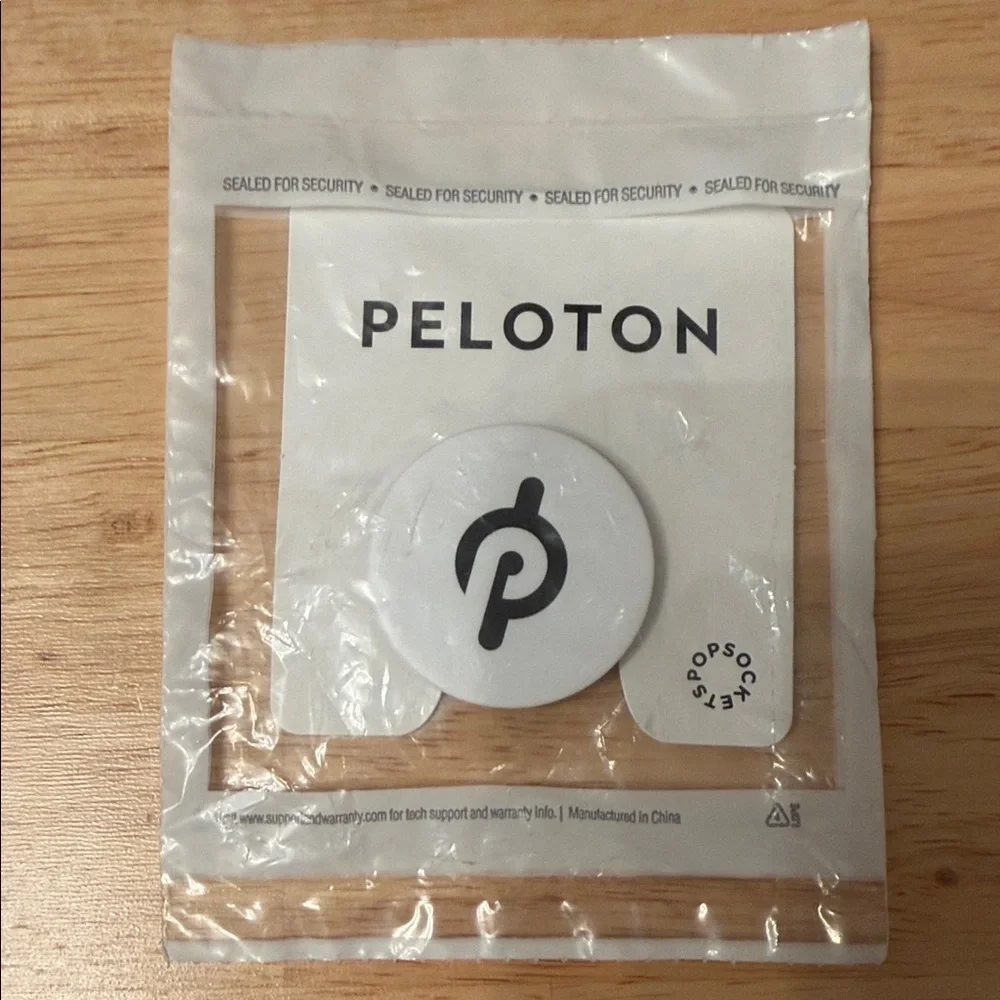 PopSocket White with Black Logo